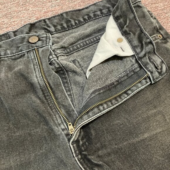 Vintage Levi’s 619 Black Jeans Mens Size 34x30 Orange Tab Faded Made In Canada - Picture 3 of 12